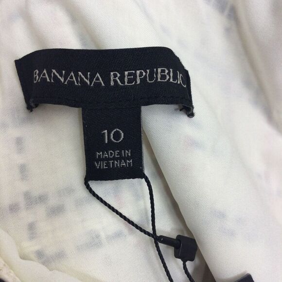 Banana Republic Cream Ivory Italian Tweed Cross Front Dress Crea Red Size 10 NWT - Picture 11 of 12